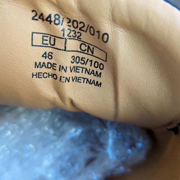 Zara men navy blue sneakers size EU 46 / US 12 - Picture 7 of 7